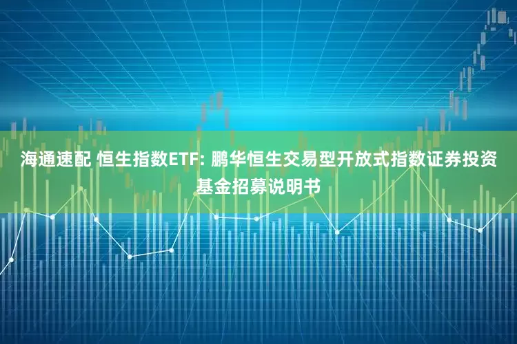 海通速配 恒生指数ETF: 鹏华恒生交易型开放式指数证券投资基金招募说明书